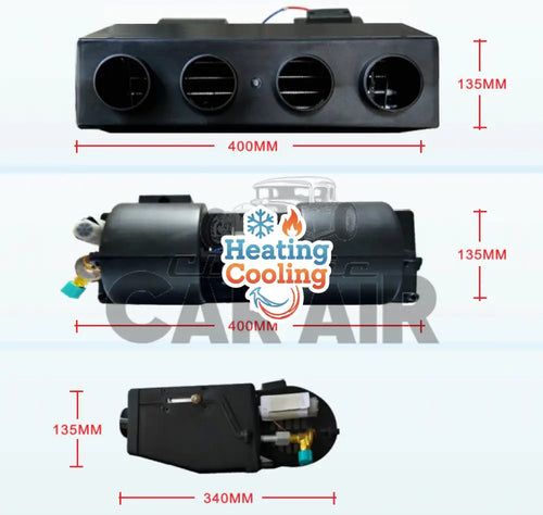 Heating & Electric Air Conditioner 4 Duct 401-4 Kit - 401-4 4 duct heater & electric AC kit