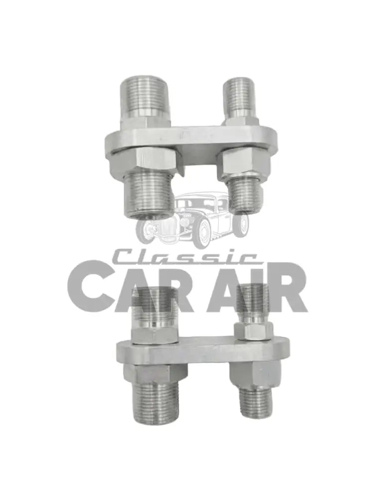 Evaporator (firewall) and Condenser (radiator support) bulkhead fittings