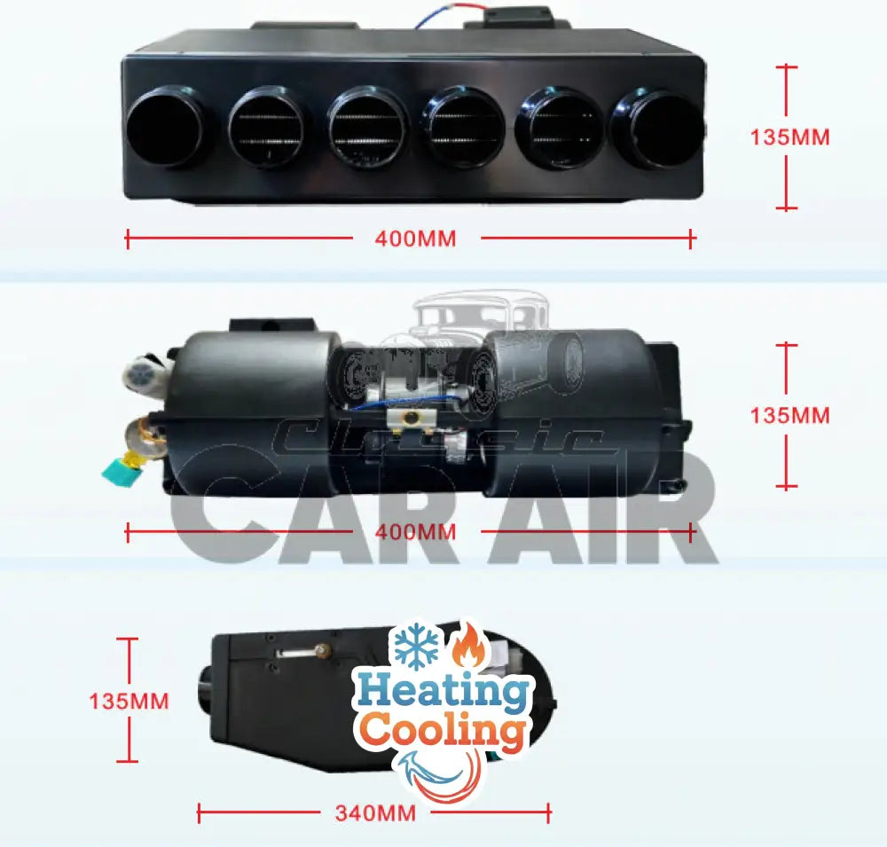 Base Model Electric AC kit - 6 Duct 400mm wide - Base Model Electric AC kits