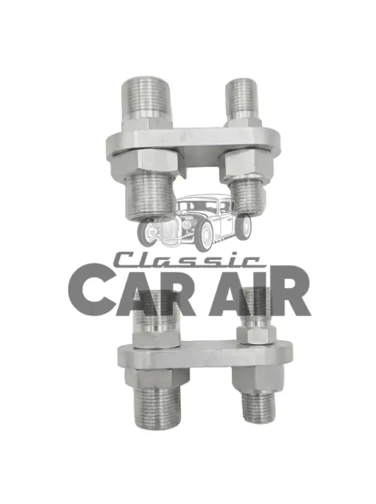 Evaporator (firewall) and Condenser (radiator support) bulkhead fittings