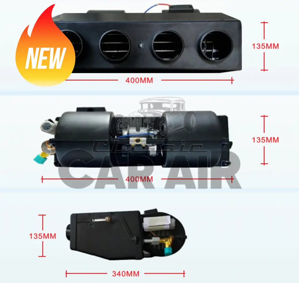 Heating & Electric Air Conditioner 4 Duct 401-4 Kit - 401-4 4 duct heater & electric AC kit