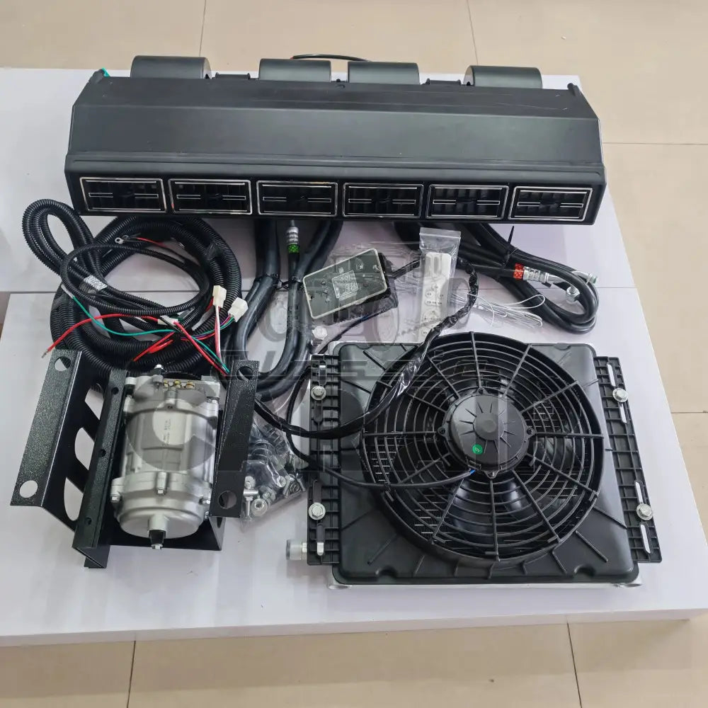 6 vent 12v heating and air conditioning kit