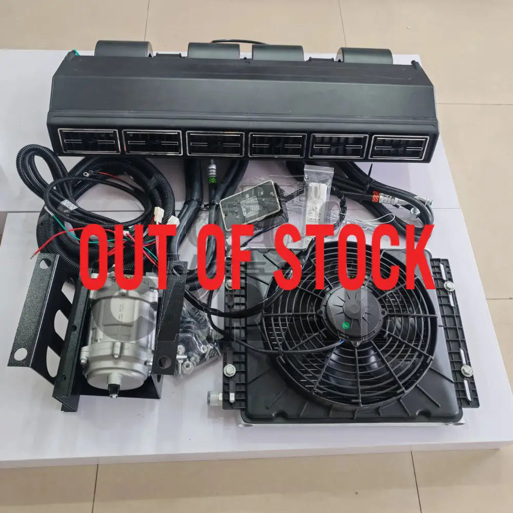 6 vent 12v heating and air conditioning kit